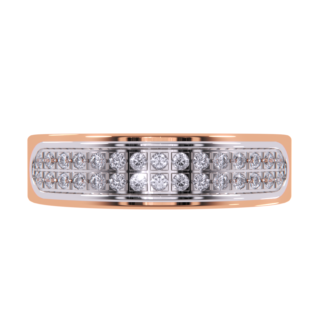 Lab Grown Round Diamond Couple Set